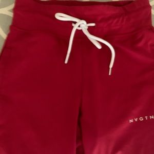 RARE!  NVGTN Red Joggers Size XS